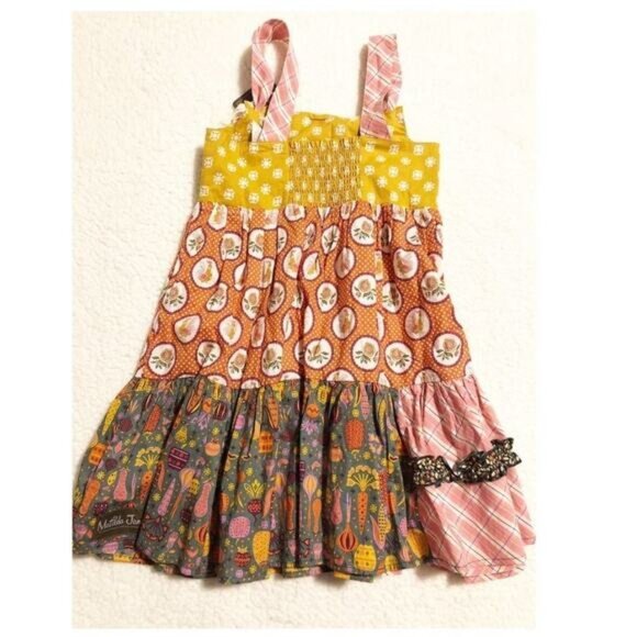 Matilda Jane Boho Patchwork Austin Rivers Knot Dress Size 4 2 sets available twi - Picture 7 of 11